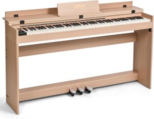 Our Take on the ZHRUNS 88-Key Beige Digital Piano