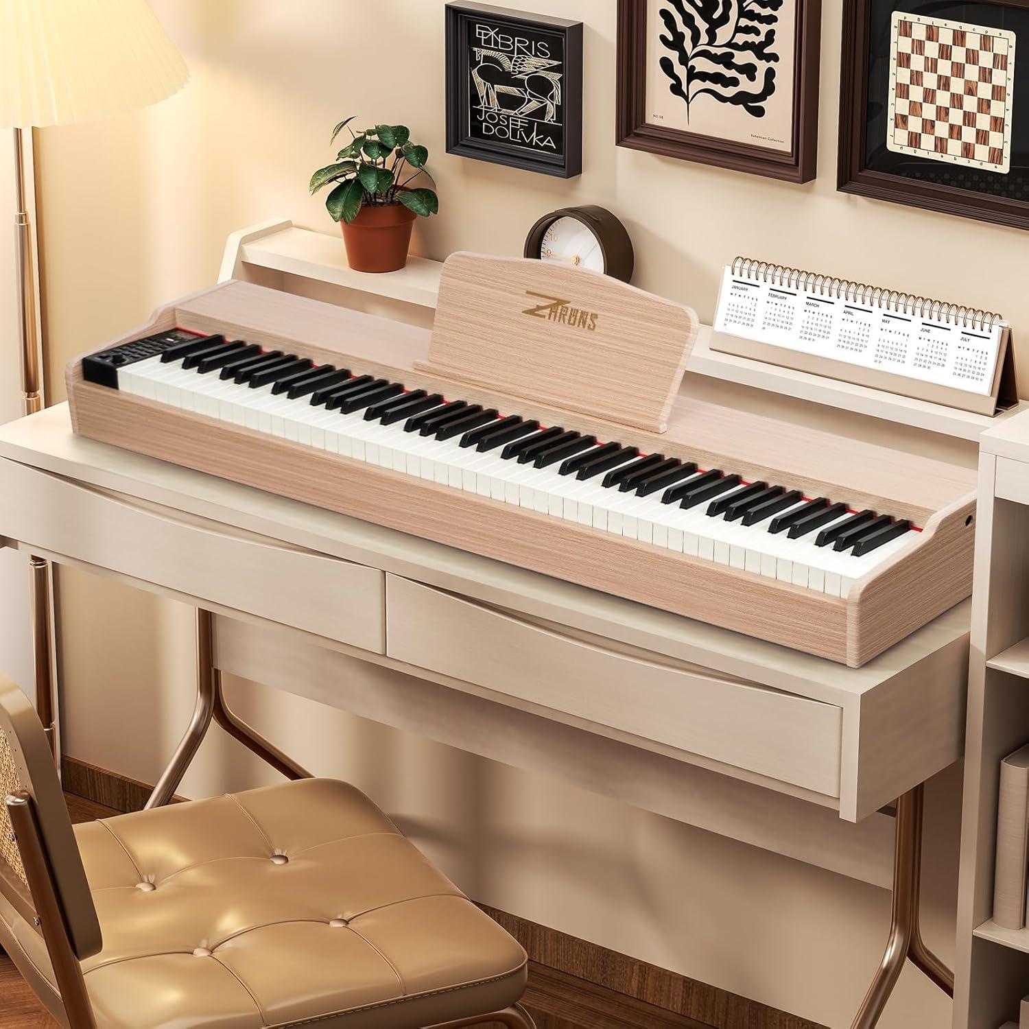 Our Take: ZHRUNS‌ 88-Key Weighted Piano for Starters
