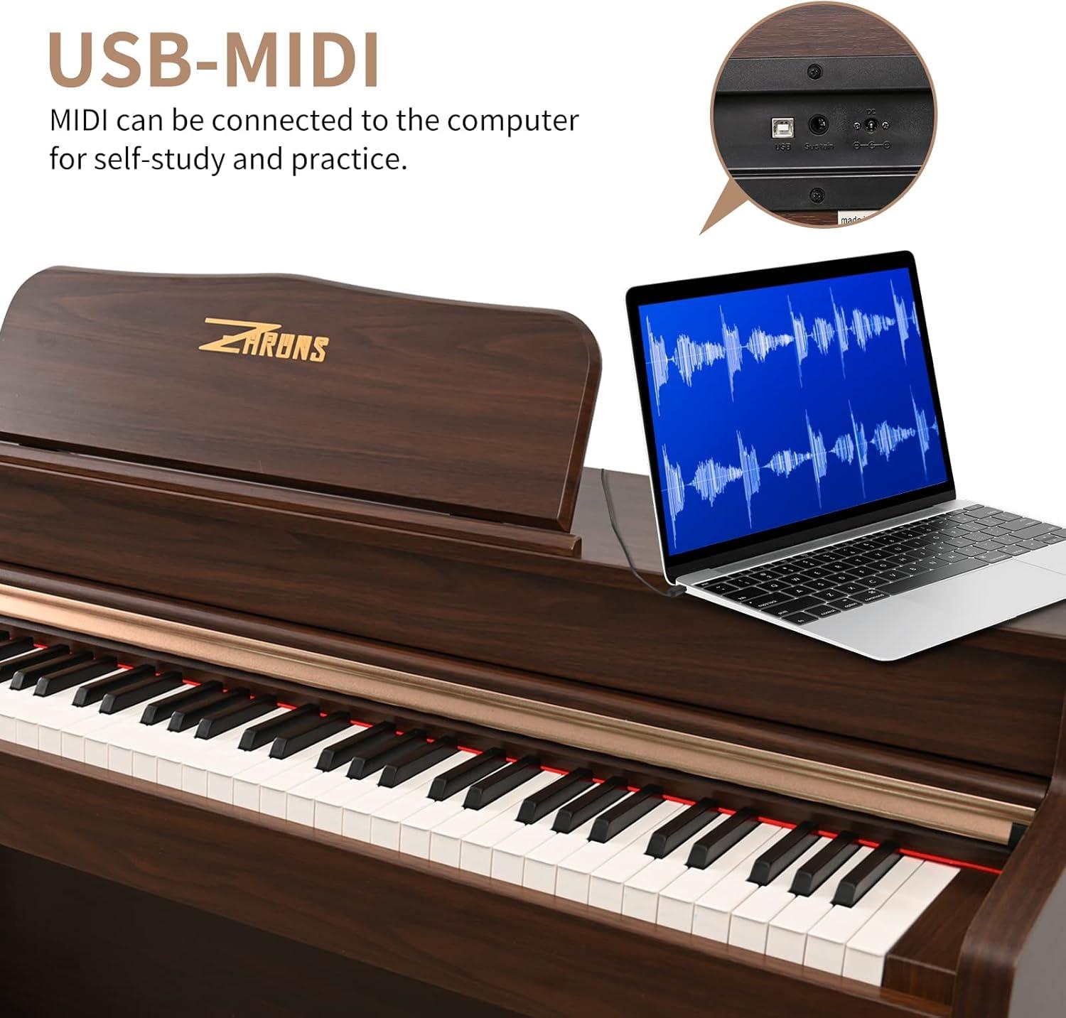 Our Honest Review: ZHRUNS 88-Key Digital Piano